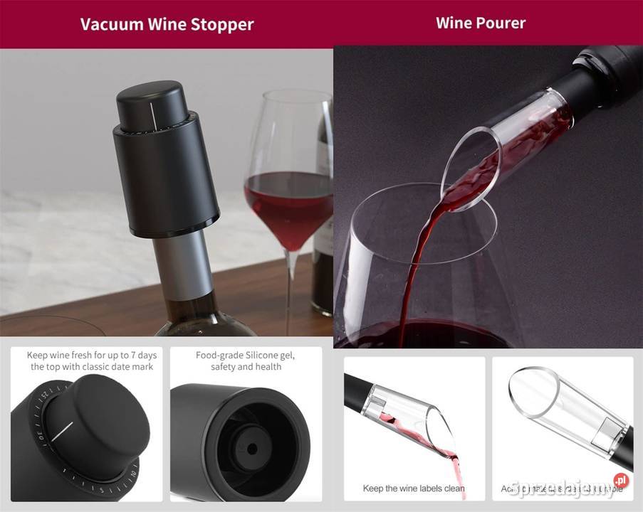 Elektryczny korkociąg do wina z krajalnicą do Pozostałe Zawiercie