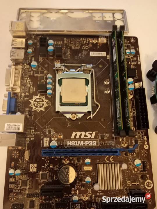 MSI h81mp33 Elektronika Myślenice sprzedam