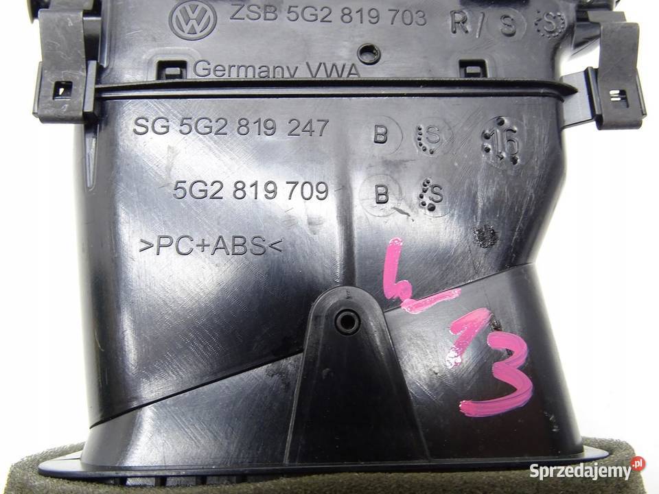KRATKA NAWIEWU LEWA LEWY PRZÓD PRZEDNIA VW GOLF sprzedam