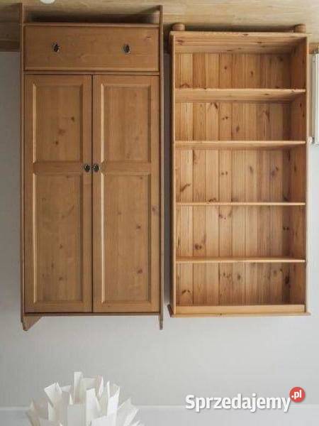szafa IKEA HEMNES PAX LEKSVIK drewno regaly