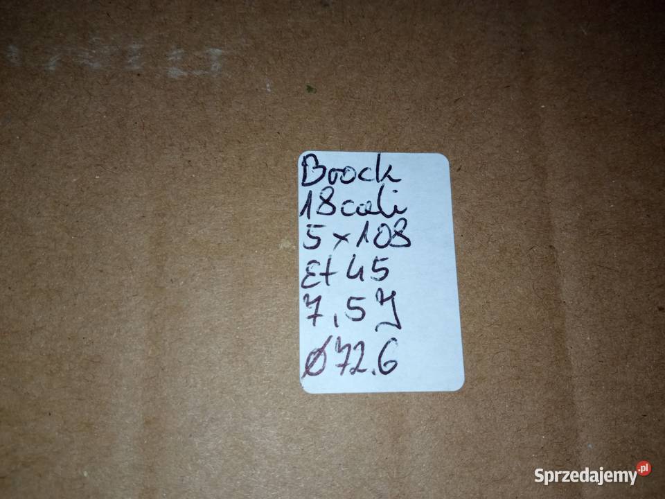 Felgi Brock RC 18 5x108 et45 75 Ford Peugeot Szczukowskie Górki