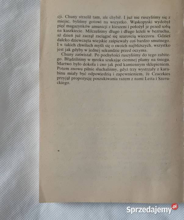 Leopold Buczkowski Czarny potok KAW 1986 r Antykwariat wielkopolskie Koźminek