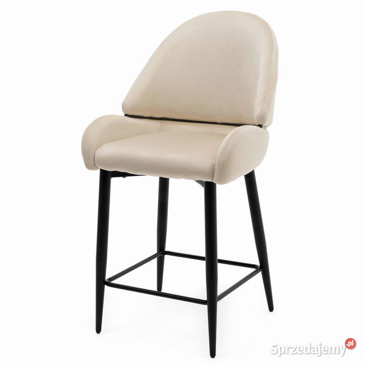 Hoker Tapicerowany Bergamo Jasnobeżowy Wysyłka Hokery Tarchały Małe