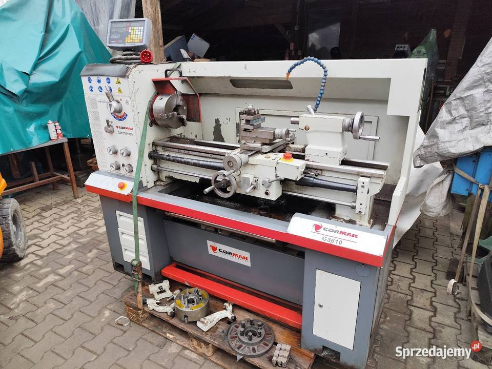 Tokarka do metalu Cormak G3610 x 1000 Cu 500 Tuj Maków Podhalański