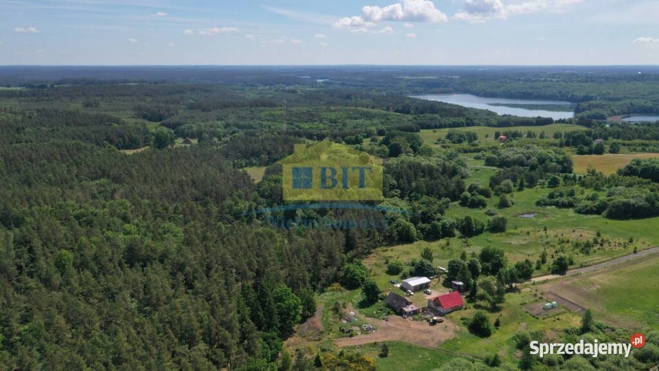 Działka 3800 m2 jeziorem Kuszewo