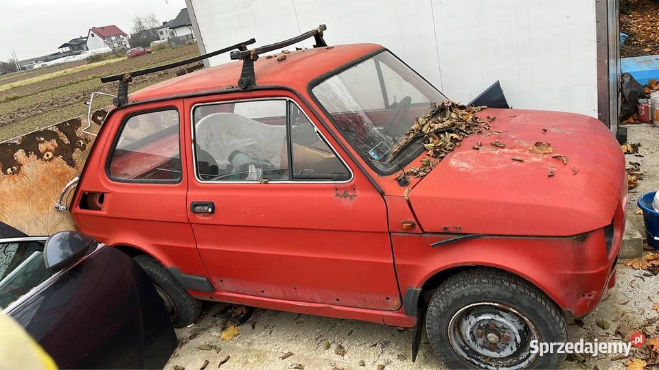 Fiat 126 papierami małopolskie Kraków