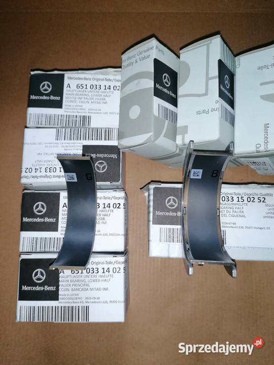 oryginalne panewki główne mercedesa OM651 Budwity