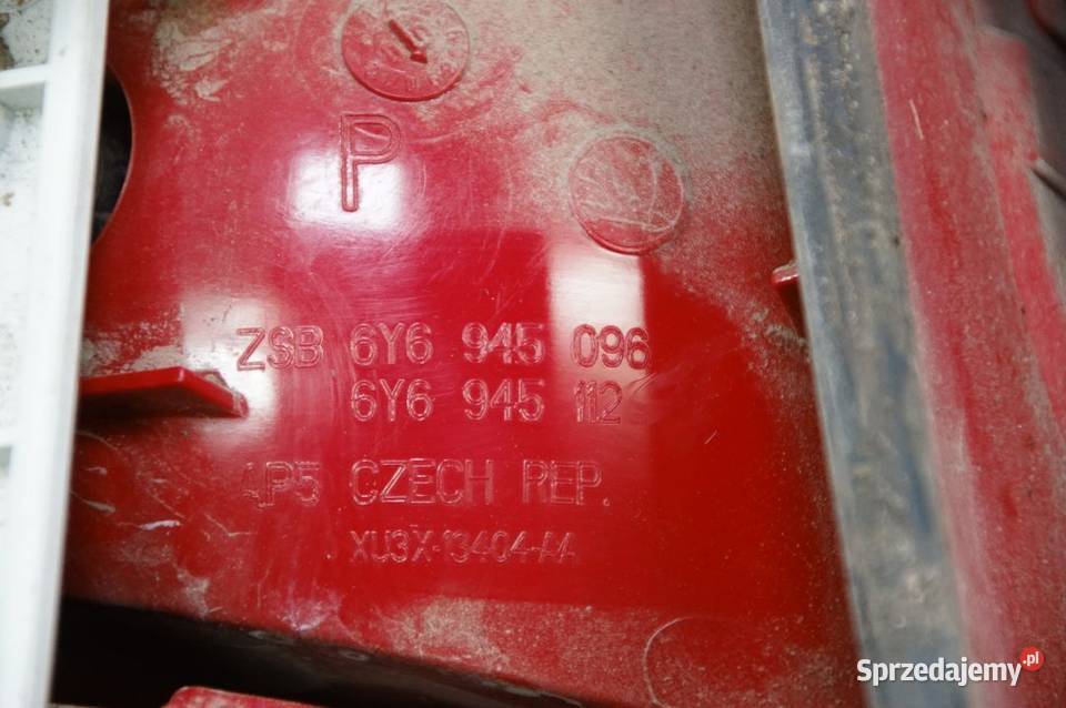 LAMPA PRAWA TYŁ SKODA FABIA I 6Y6945 osobowe sprzedam