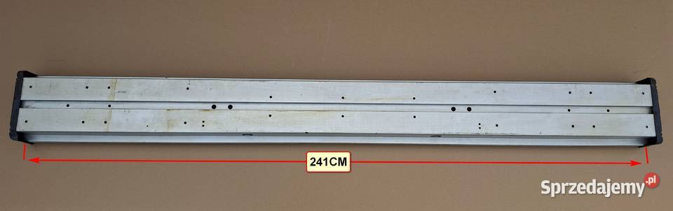 NACZEPA ZDERZAK ALUMINIOWY 241 BELKA PRZYCZEPA Bieleń