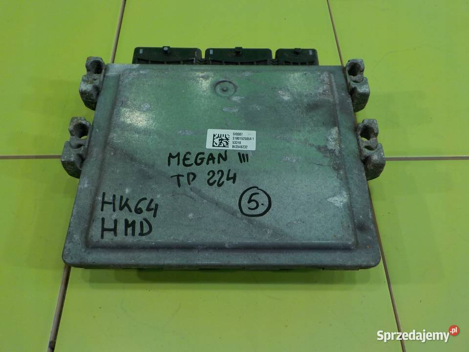 MEGANE III LIFT II 15 DCI 14r HB 5D sterownik mazowieckie Suków