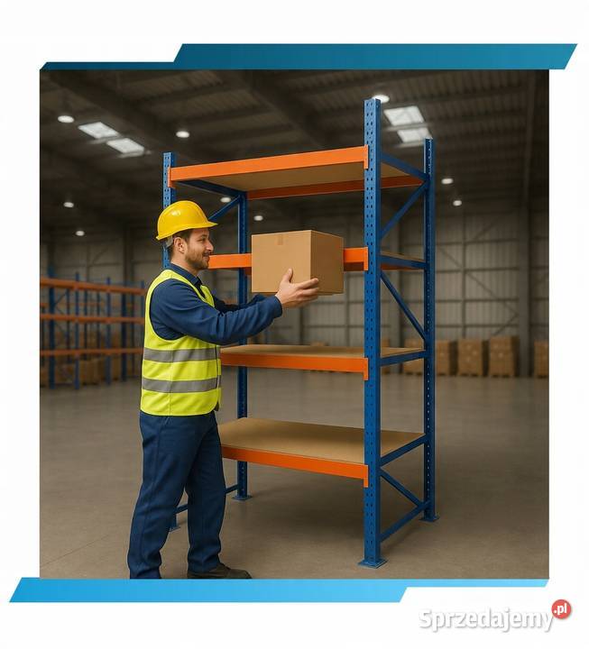 REGAŁ METALOWY MAGAZYNOWY WYTRZYMAŁY MOCNY MRC2 Malbork