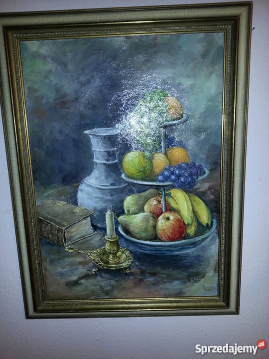 Obraz olejny na płótnie zachodniopomorskie Szczecin sprzedam