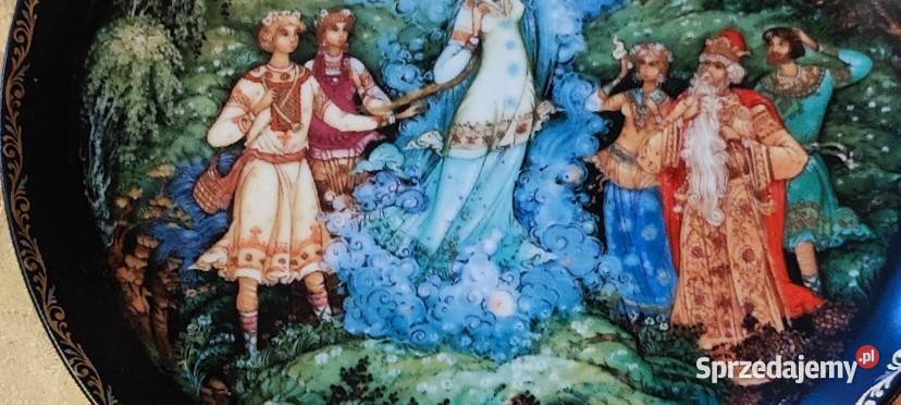 Unikatowy talerz kolekcjonerski Legendy Rosji dolnośląskie sprzedam