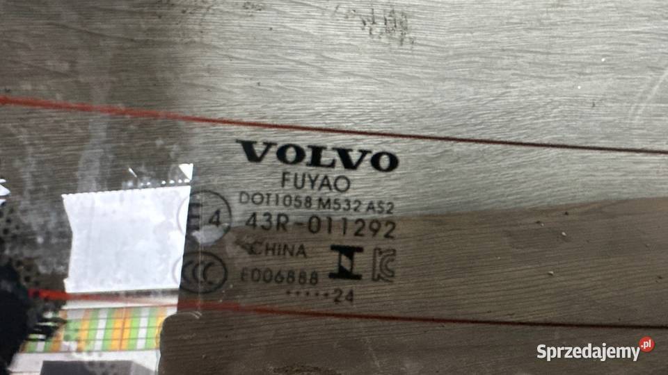 VOLVO EX30 SZYBA KLAPY BAGAZNIKA 2024 EX30 lubuskie Gorzów Wielkopolski