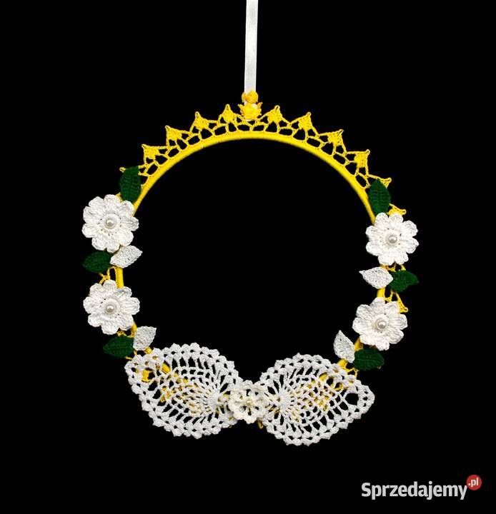 Zawieszka ozdoba na okno szydełkowa 22 Z189 wielokolorowy sprzedam