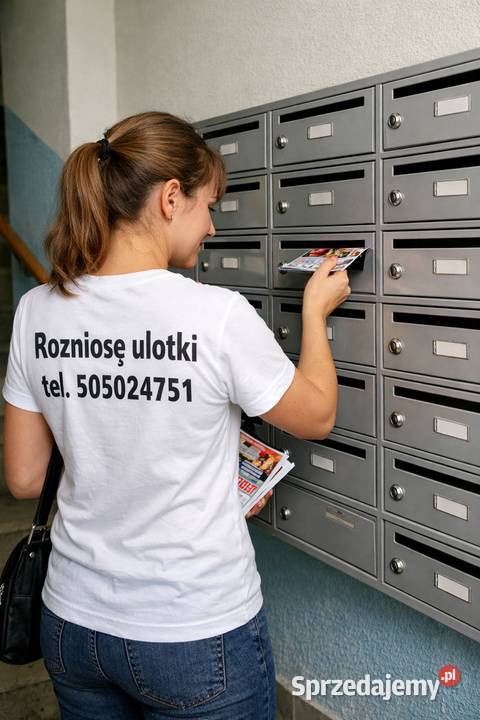 Rozniosę ulotki reklamowe