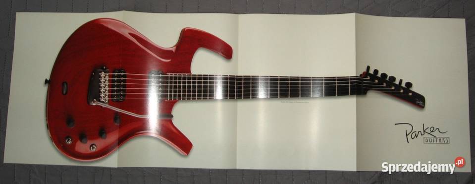 Parker Guitars katalog gitarplakat Parker Kępice
