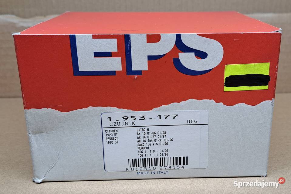 CZUJNIK POŁOŻENIA WAŁU 1953177 EPS CITROEN AX BX osobowe Mielęcin