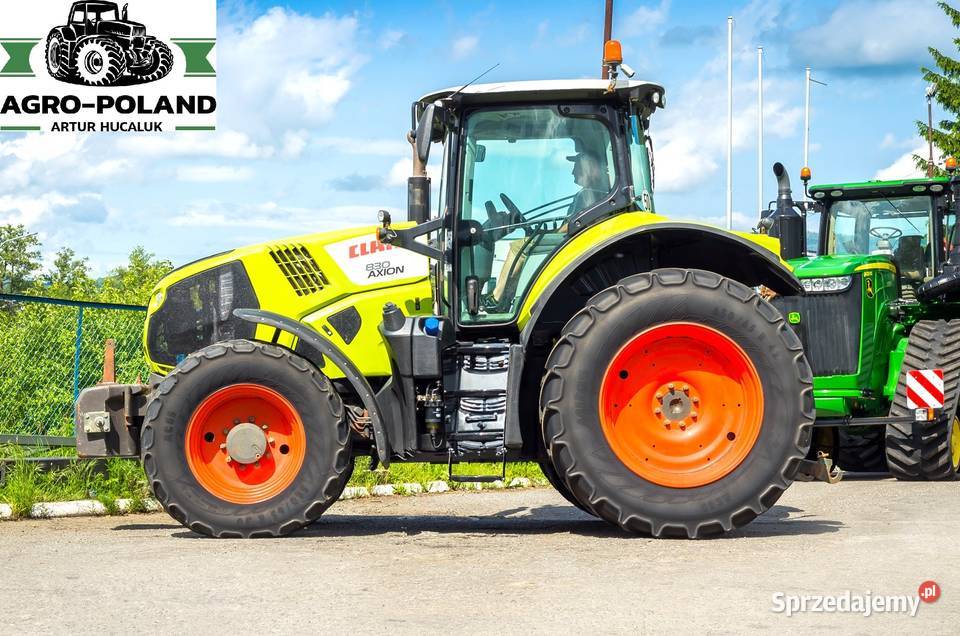 Claas AXION 830 2017 6364 h ORYGINALNE OPONY Kudowa-Zdrój