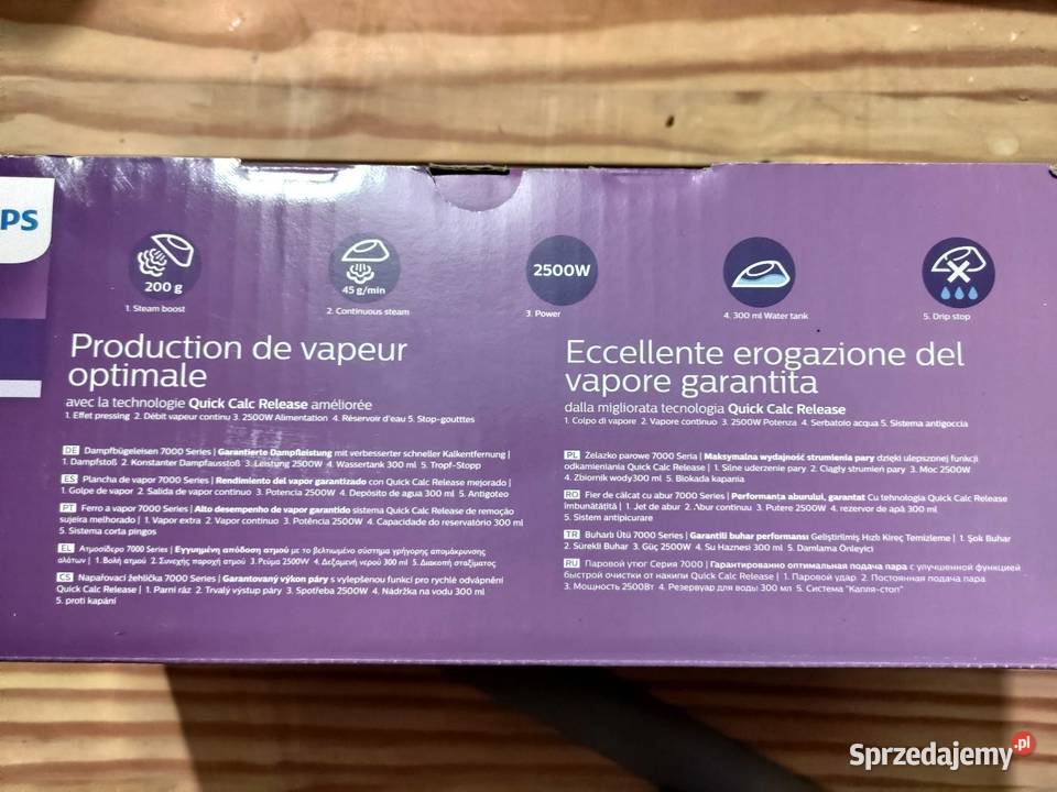 Żelazko Philips Stem 7000 Series gc4542 nowe AGD drobne śląskie Babienica sprzedam