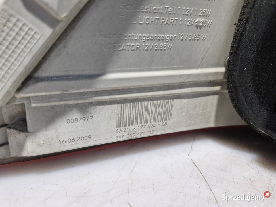 7177694 BMW E61 LAMPA PRAWY TYŁ PRAWA W BŁOTNIK