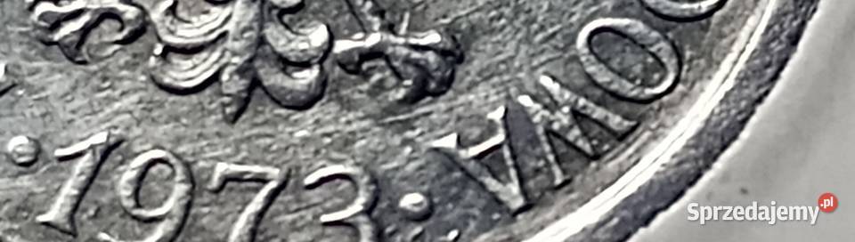 Stare monety 10 groszy 1973 bez znaku mennicy podkarpackie
