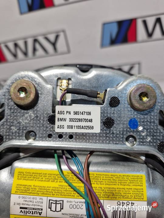 BMW 5 E39 PODUSZKA POWIETRZNA KIEROWCY M PAKIET dolnośląskie sprzedam