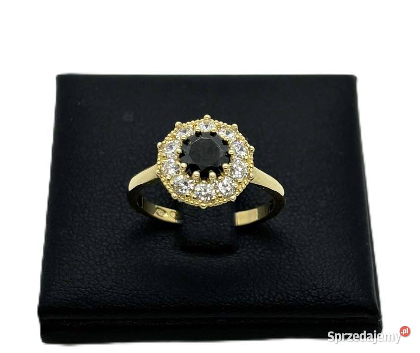 Złoty Pierścionek pr 585 380g R16 warmińsko-mazurskie Elbląg