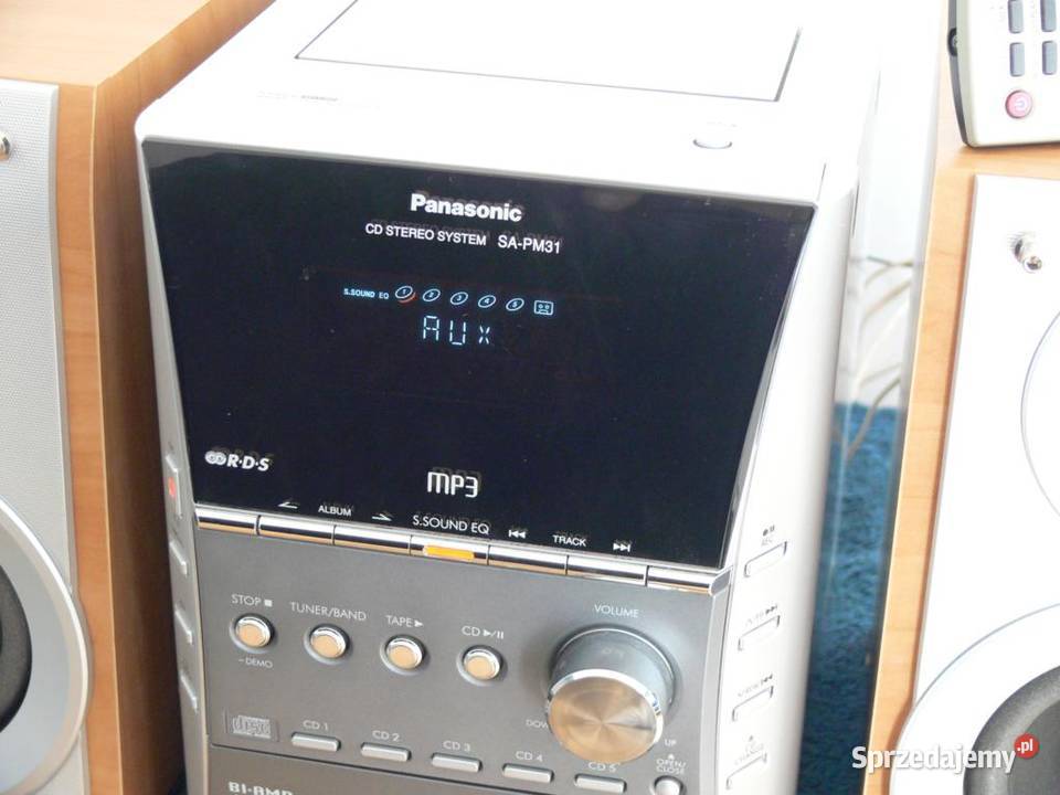Wieża Panasonic SAPM31 pil RDS mp3 kolumny Jasło