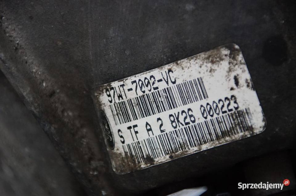 SKRZYNIA BIEGÓW FORD FIESTA 97WT7002VC Lipno