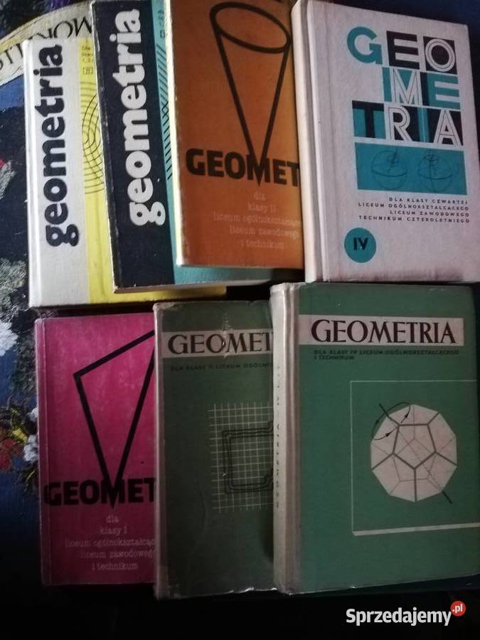 Matematyka- Geometria, Trygonometria zestaw 8 książek