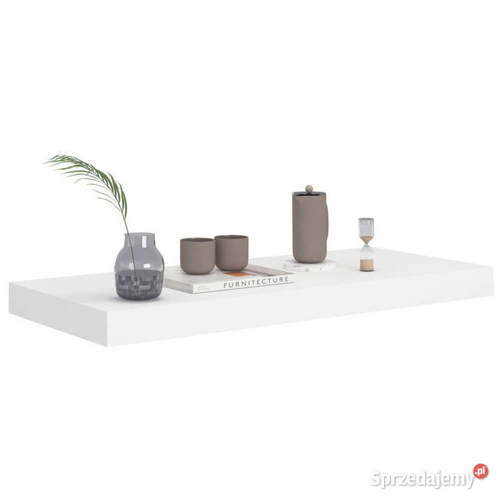 Półka ścienna biała 60x235x38 MDF WM323811 Warszawa
