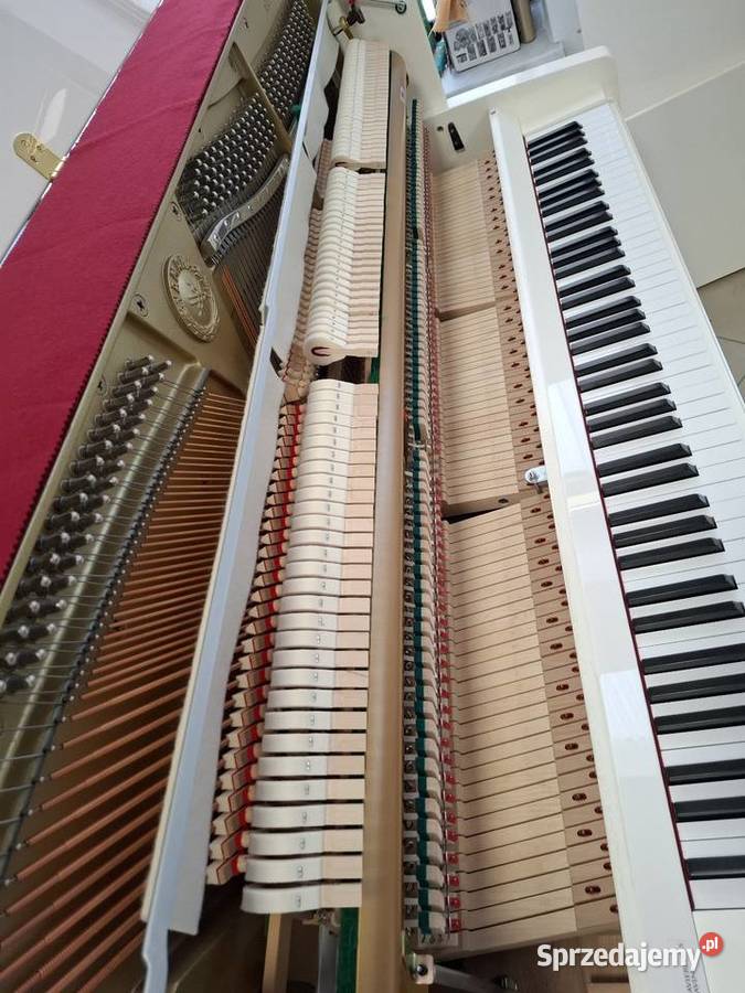 Pianino Yamaha B3 E PWH stan fabryczny