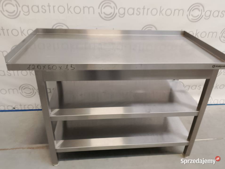 Stół roboczy z 2 półkami 120x60x85 Gastronomia Wrocław