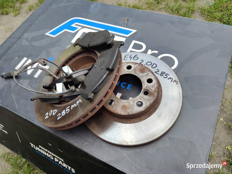 Bmw e46 tarcze hamulcowe przód 285mm klocki Aleksandrów Łódzki