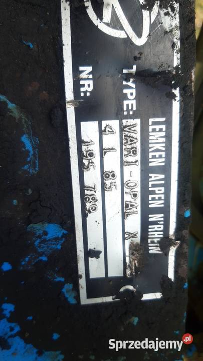 Pług lemken vario opal X