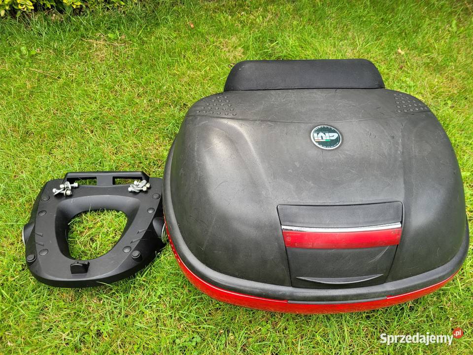 KUFER GIVI E460 z oparciem pasazera i plyta Piła