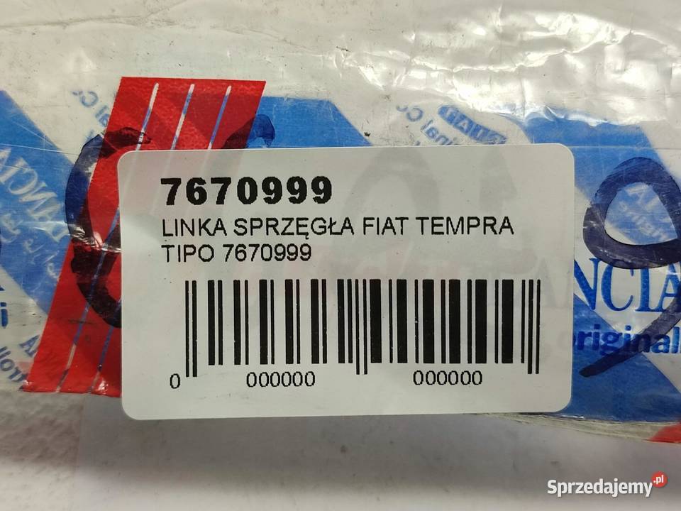 LINKA SPRZĘGŁA FIAT TEMPRA TIPO 19 TD 19891996 osobowe