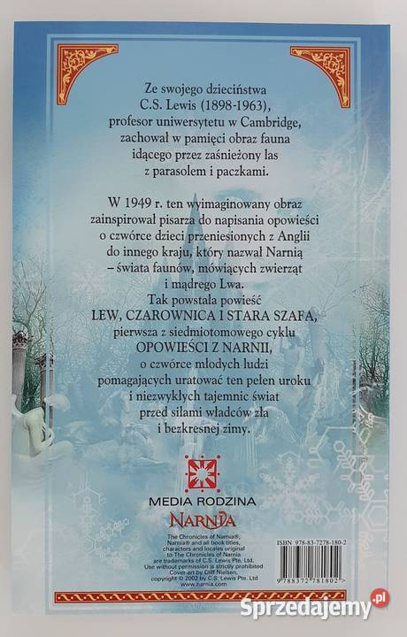 OPOWIEŚCI Z NARNII CS LEWIS Pakiet Tom 17 Kędzierzyn-Koźle