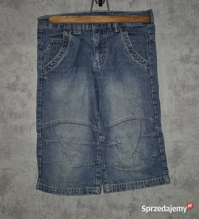 Spodenki szorty chłopiec jeans 140 Łódź