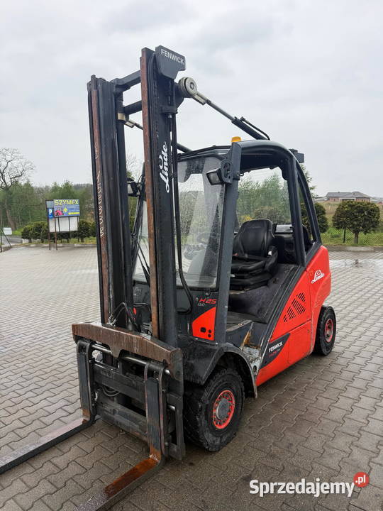 wózek widłowy LINDE H25T02 LPG przesuw gaz Działoszyn sprzedam
