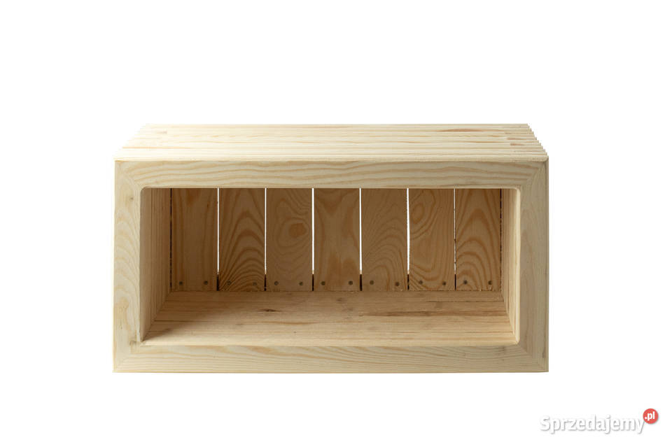 Donica drewniana prostokątna 3D donica ogrodowa