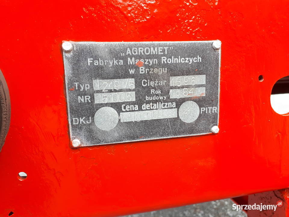 Rozrzutnik agromet 35t jednoosiowy nieuszkodzony wielkopolskie Ołobok