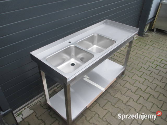 Zlew Gastronomiczny 2 Komorowy Z Półką 1375485 wielkopolskie