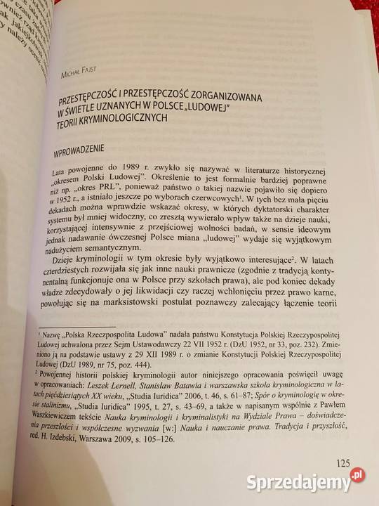 Brudne Wspólnoty Przestępczość zorganizowana Warszawa