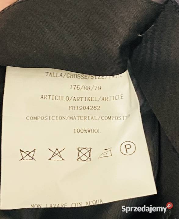 Granatowy garnitur Albione Prince rozmiar 176 Żyrardów