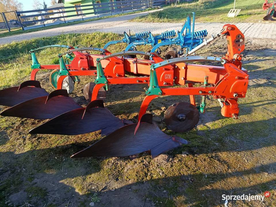 Pług 4 skibowy kverneland ab 85 ładny Skrzydłowo
