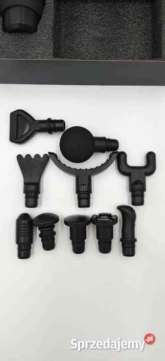 Pistolet do Masażu Ciała Masażer Wibracyjny LCD Ząbki