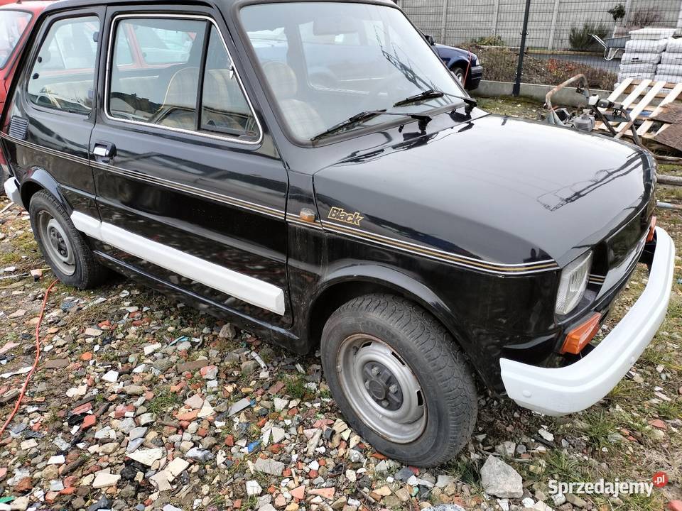 Fiat 126 Black włoski zarejestrowany maluch nieuszkodzony Kostrzyn