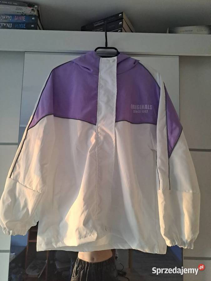 Kurtka wiatrówka białofioletowa Originals Since Parczew